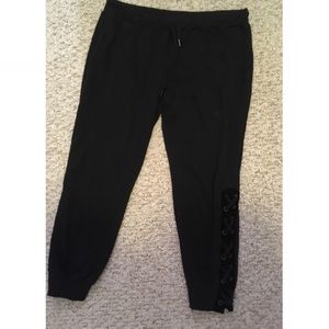 Black Designed Joggers